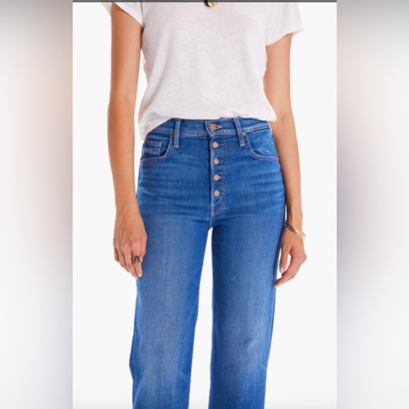 MOTHER DENIM THE PIXIE RAMBLER ANKLE Size 25 EUC - Picture 1 of 14